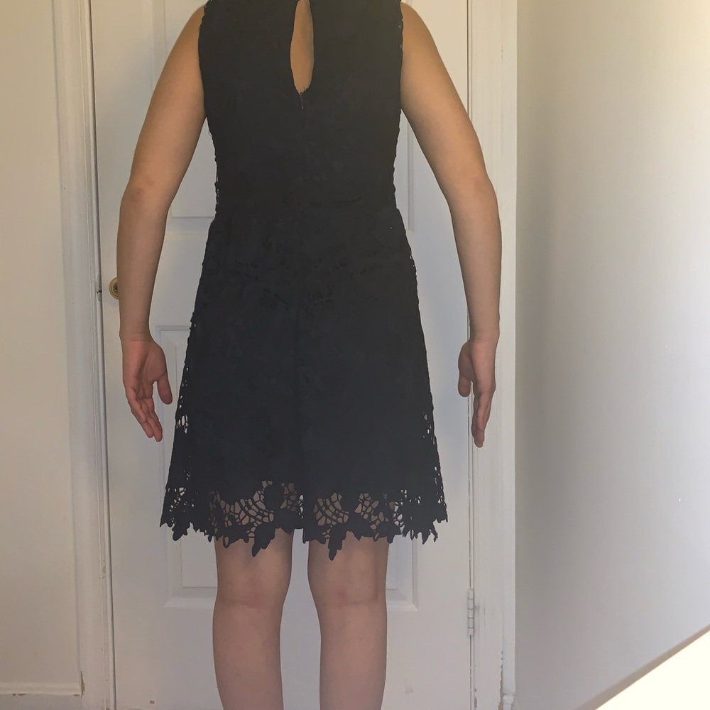 Navy Blue Lace Dress Size Small